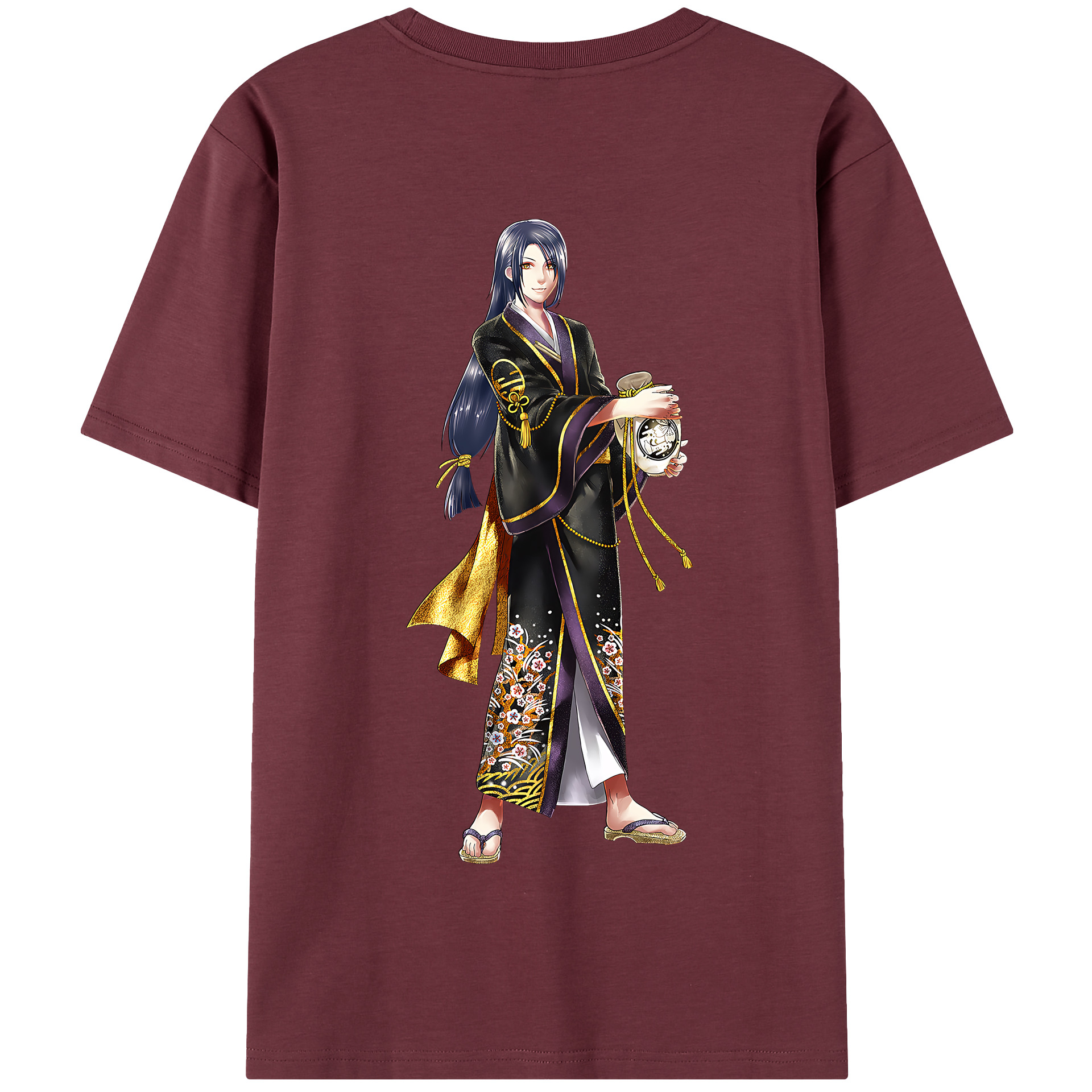 （画像用） 刀剣乱舞 Touken Ranbu 綿100％半袖Tシャツ（背面プリント）